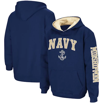 Youth Colosseum Midshipmen 2-Hit Team Pullover Hoodie