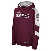 Youth Colosseum Mississippi State Bulldogs OHT Military Appreciation Cyclone Digital Camo Pullover Hoodie