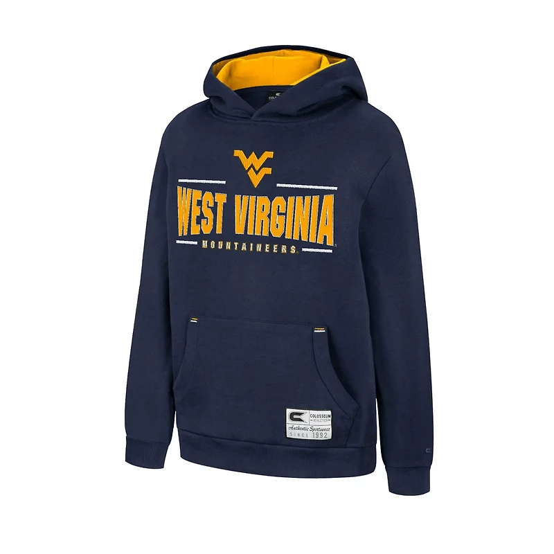 Youth Colosseum West Virginia Mountaineers Lead Guitarists Pullover Hoodie