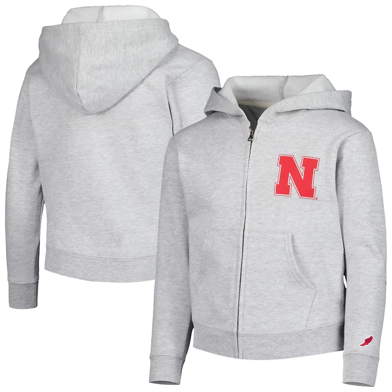 Youth League Collegiate Wear Nebraska Huskers Full-Zip Hoodie