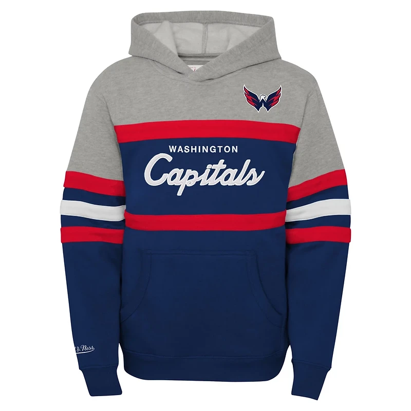 Youth Mitchell  Ness Washington Capitals Head Coach Pullover Hoodie