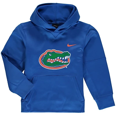 Youth Nike Florida Gators Logo KO Pullover Performance Hoodie