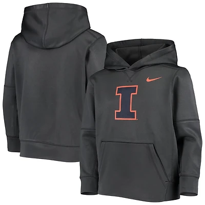 Youth Nike Illinois Fighting Illini KO Performance Pullover Hoodie