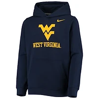Youth Nike West Virginia Mountaineers Stadium Club Fleece Pullover Hoodie