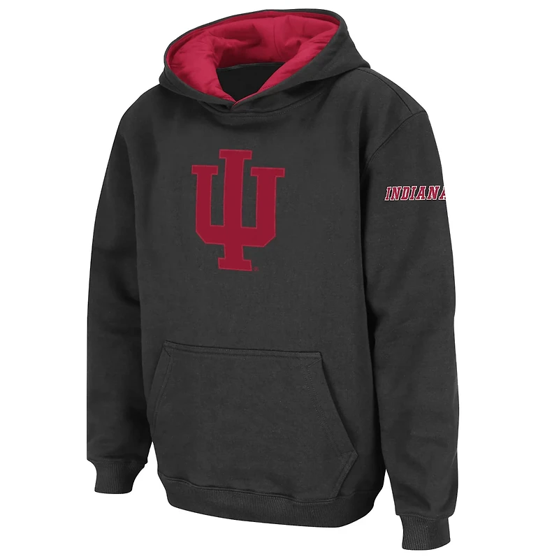 Youth Stadium Athletic Indiana Hoosiers Big Logo Pullover Hoodie
