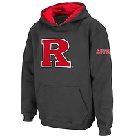 Youth Stadium Athletic Rutgers Scarlet Knights Big Logo Pullover Hoodie