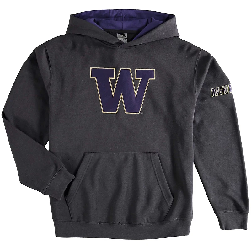 Youth Stadium Athletic Washington Huskies Big Logo Pullover Hoodie