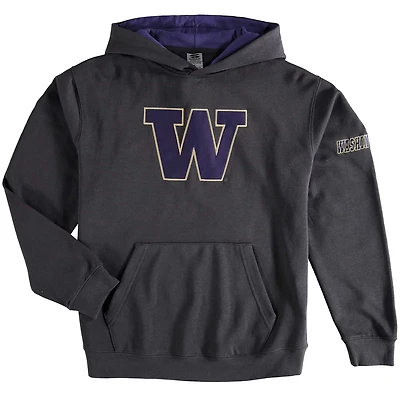 Youth Stadium Athletic Washington Huskies Big Logo Pullover Hoodie