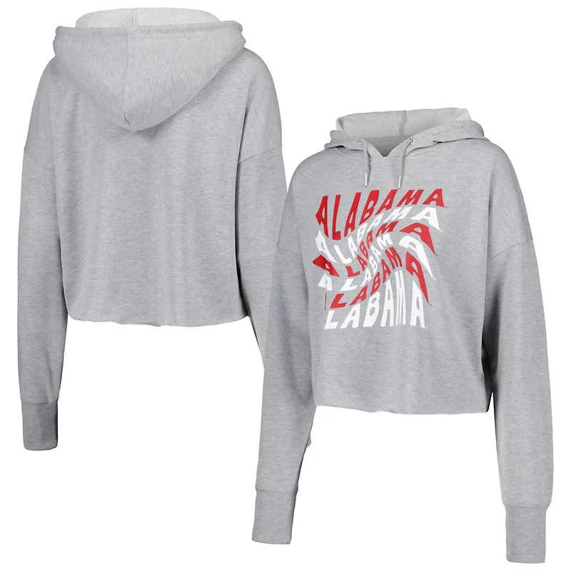 ZooZatz Alabama Crimson Tide Swirl Cropped Pullover Hoodie