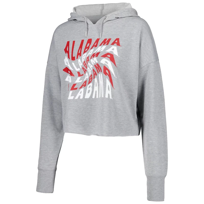 ZooZatz Alabama Crimson Tide Swirl Cropped Pullover Hoodie