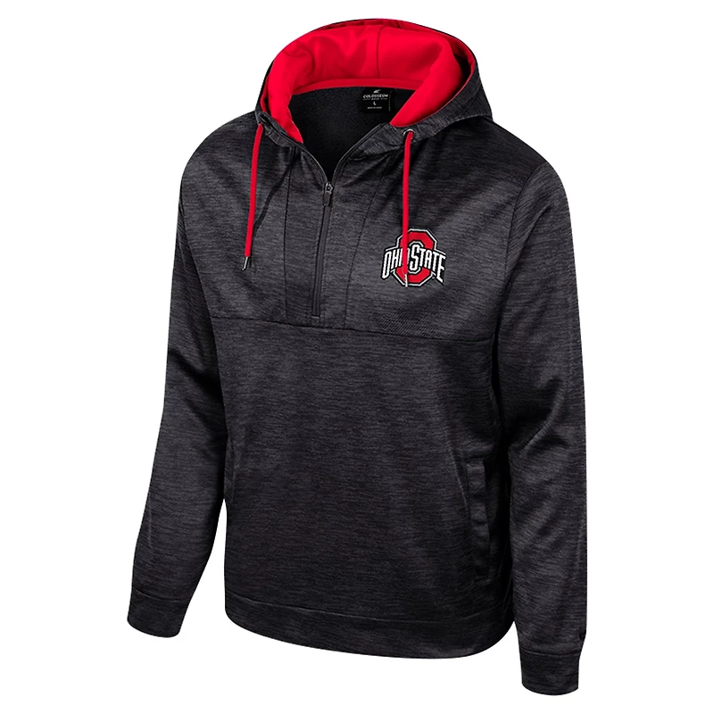 Colosseum Ohio State Buckeyes Cypher Half-Zip Hoodie