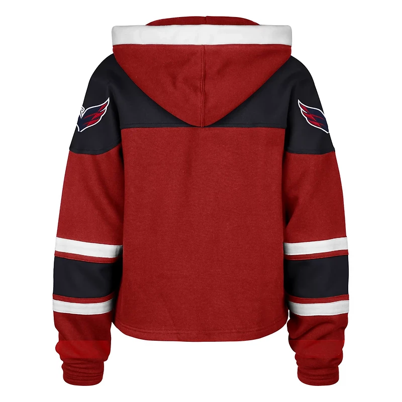 '47 Washington Capitals Cropped Lacer Hoodie
