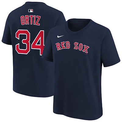 Youth Nike David Ortiz Boston Red Sox Name  Number T-Shirt