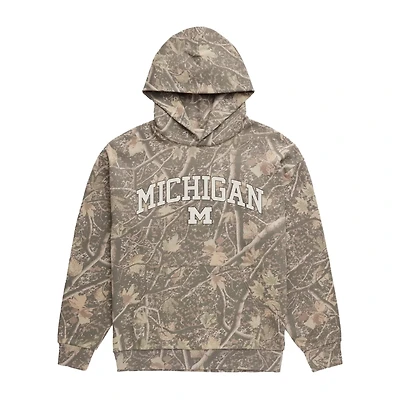 Uscape Apparel Michigan Wolverines Back Bay Fleece Hoodie