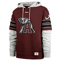 '47 Alabama Tide Big  Tall Blitz Lacer Pullover Hoodie