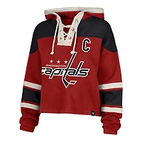 '47 Alexander Ovechkin Washington Capitals Superior Lacer Cropped Pullover Hoodie