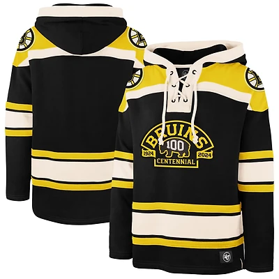 '47 Boston Bruins 100th Anniversary Superior Lacer Pullover Hoodie