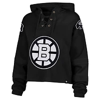 '47 Boston Bruins Cropped Lacer Hoodie