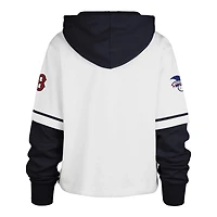 '47 Boston Red Sox Trifecta Shortstop Cropped Pullover Hoodie
