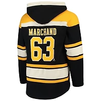 '47 Brad Marchand Boston Bruins Player Lacer Pullover Hoodie