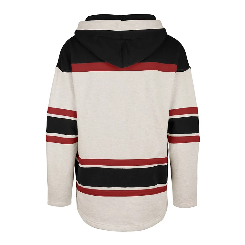 '47 Chicago Blackhawks Rockaway Lace-Up Pullover Hoodie