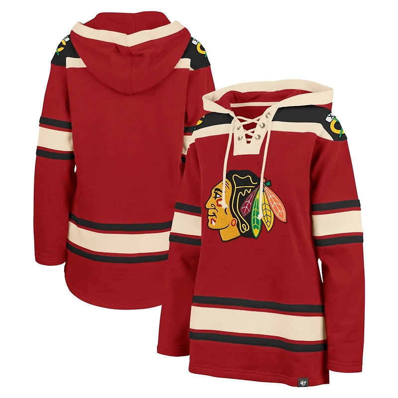'47 Chicago Blackhawks Superior Lacer Pullover Hoodie