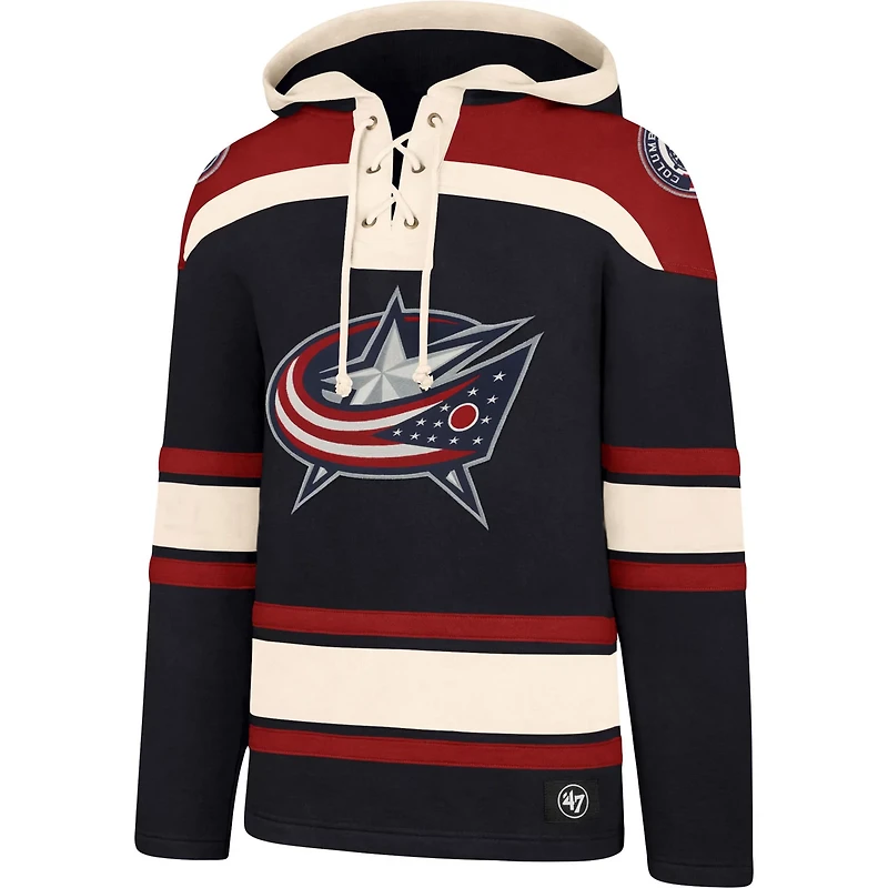 '47 Columbus Blue Jackets Superior Lacer Pullover Hoodie
