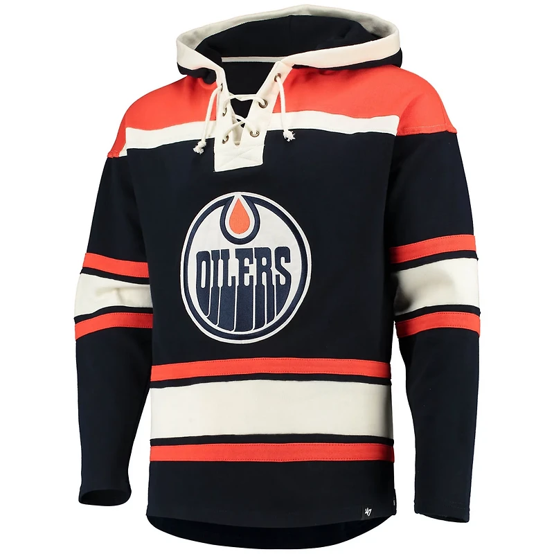 '47 Connor McDavid Edmonton Oilers Player Name Number Lacer Pullover Hoodie