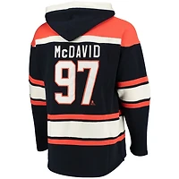 '47 Connor McDavid Edmonton Oilers Player Name  Number Lacer Pullover Hoodie