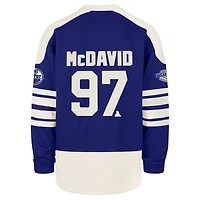 '47 Connor McDavid Edmonton Oilers Player Name  Number Sweep Check Eternal Lacer Sweatshirt