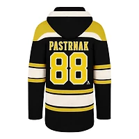'47 David Pastrnak Boston Bruins Big  Tall Lace-up Pullover Hoodie