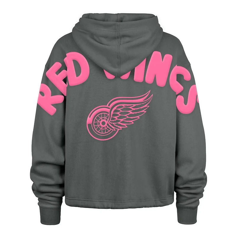 '47 Detroit Wings Bright Side Venice Cropped Pullover Hoodie