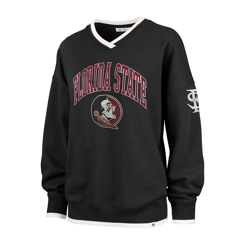 '47 Florida State Seminoles Clubhouse Daze Eighty V-Neck Pullover Sweatshirt