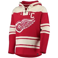'47 Gordie Howe Detroit Wings Retired Player Name  Number Lacer Pullover Hoodie