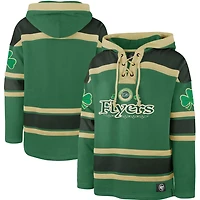 '47 Kelly Philadelphia Flyers St Patrick's Day McLucky Superior Lacer Pullover Hoodie
