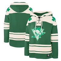 '47 Kelly Pittsburgh Penguins St Patrick's Day Superior Lacer Pullover Hoodie