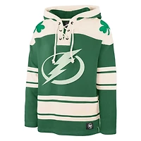 '47 Kelly Tampa Bay Lightning St Patrick's Day Superior Lacer Pullover Hoodie