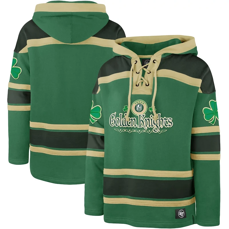 '47 Kelly Vegas Golden Knights St Patrick's Day McLucky Superior Lacer Pullover Hoodie