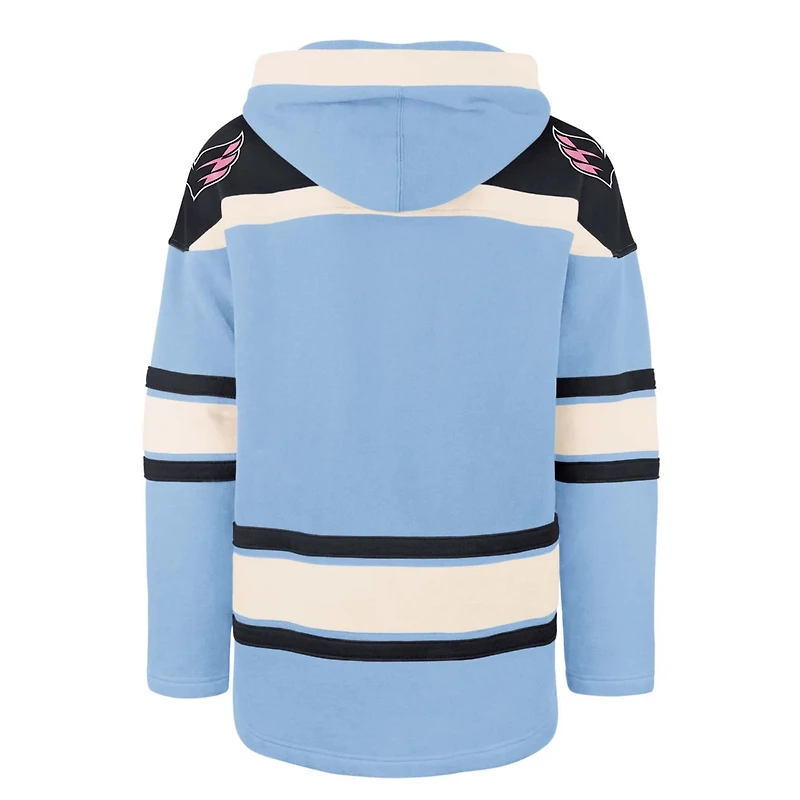 '47 Light Washington Capitals Cherry Blossom Lacer Pullover Hoodie