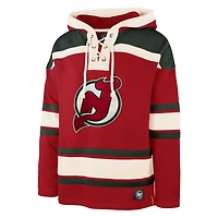 '47 Martin Brodeur New Jersey Devils Retired Player Name  Number Lacer Pullover Hoodie