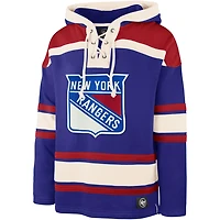 '47 Mika Zibanejad New York Rangers Player Name  Number Lacer Pullover Hoodie