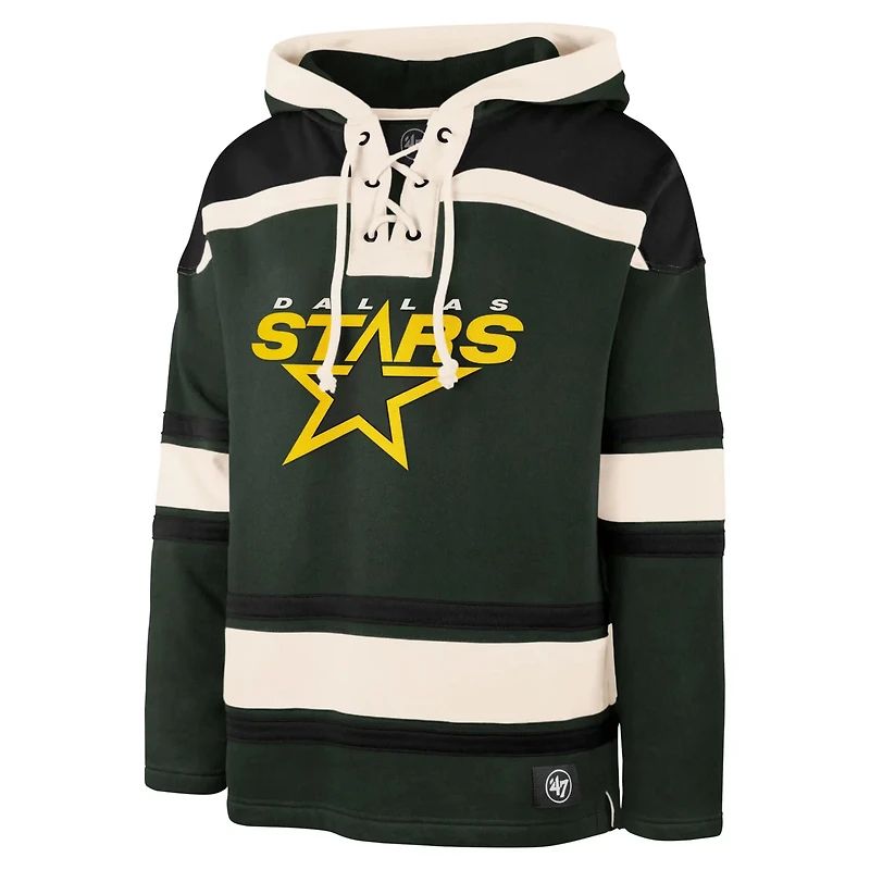 '47 Mike Modano Dallas Stars Retired Player Name  Number Lacer Pullover Hoodie