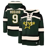 '47 Mike Modano Dallas Stars Retired Player Name  Number Lacer Pullover Hoodie
