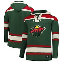 '47 Minnesota Wild Big  Tall Superior Lacer Fleece Pullover Hoodie
