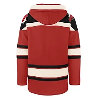 '47 New Jersey Devils Big  Tall Superior Lacer Fleece Pullover Hoodie