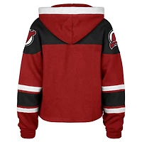 '47 New Jersey Devils Cropped Superior Lacer Pullover Hoodie