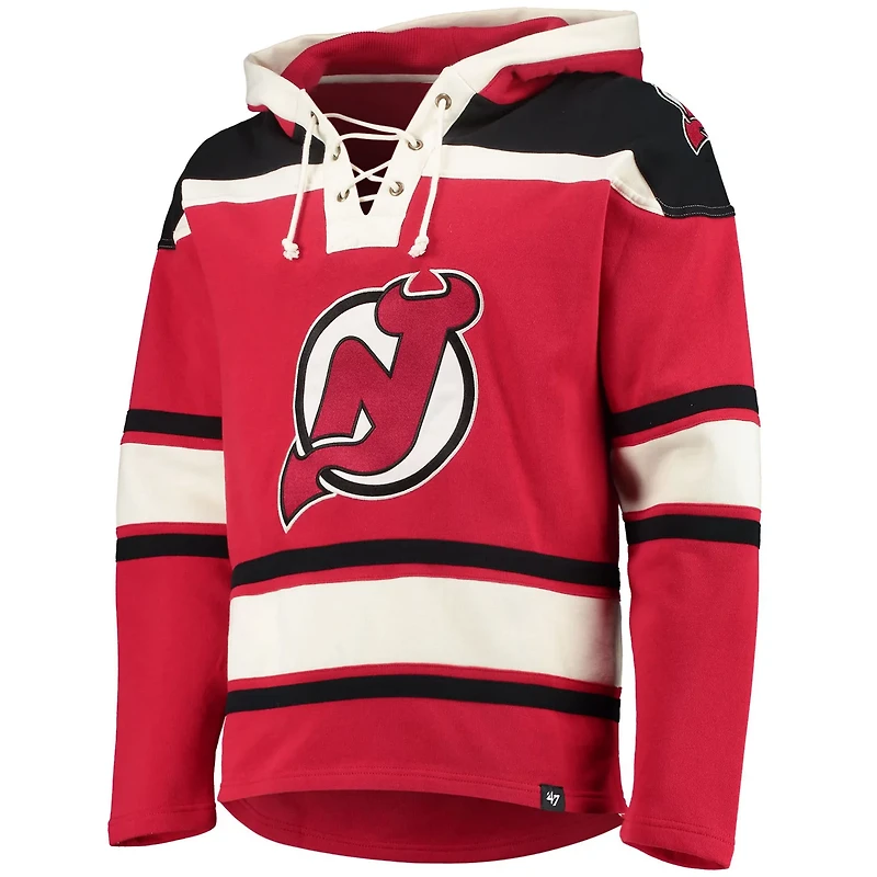 '47 New Jersey Devils Superior Lacer Pullover Hoodie