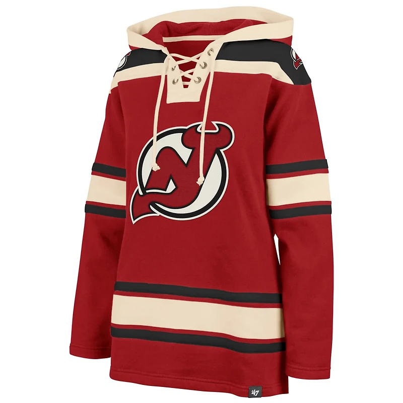'47 New Jersey Devils Superior Lacer Pullover Hoodie