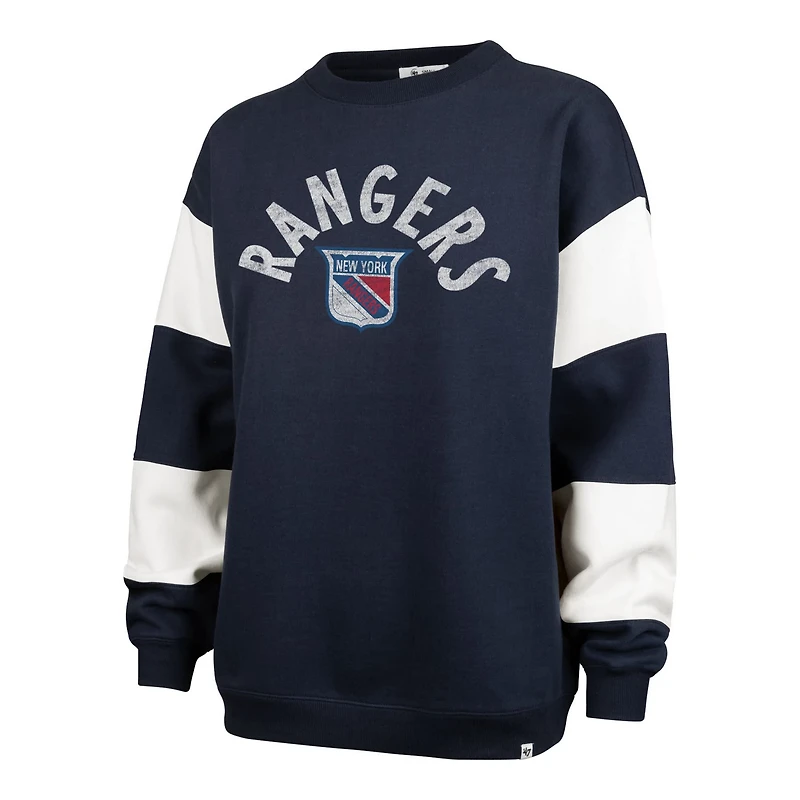 '47 New York Rangers Eephus Barred Pullover Sweatshirt
