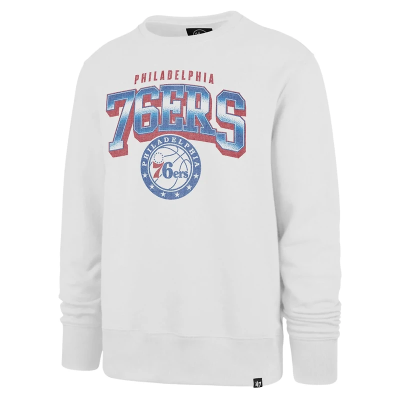 '47 Philadelphia 76ers Big  Tall Spotlight Headline Pullover Sweatshirt